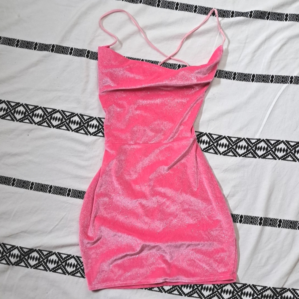 Lucy in the Sky Pink Mini Dress